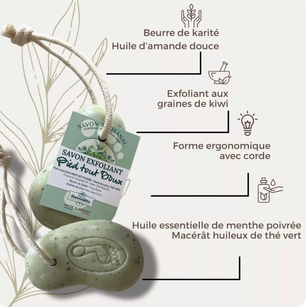 Savon exfoliant « Pied tout Doux »