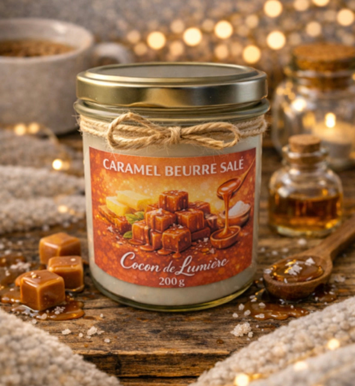 La Bougie Parfumée « Caramel Beurre Salée »