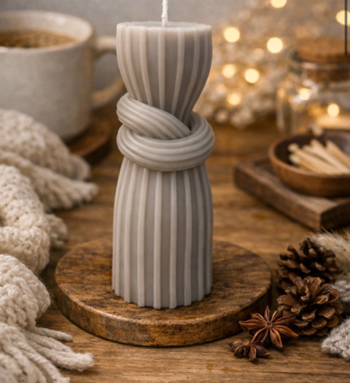 Bougie Sculpturale « Talya »