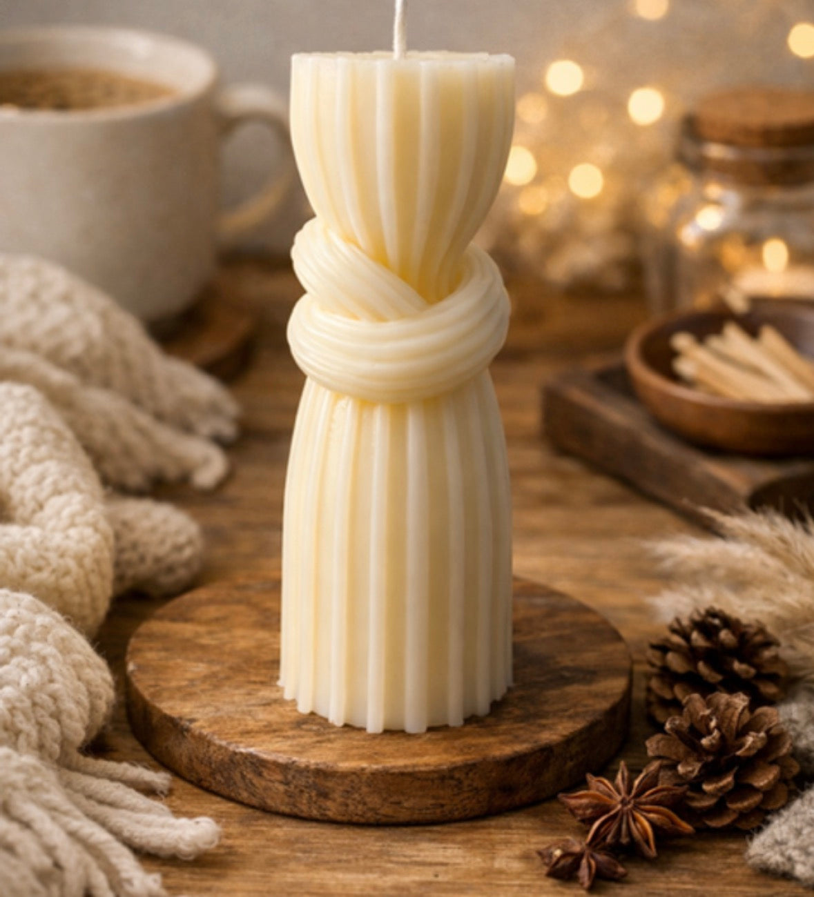 Bougie Sculpturale « Talya »