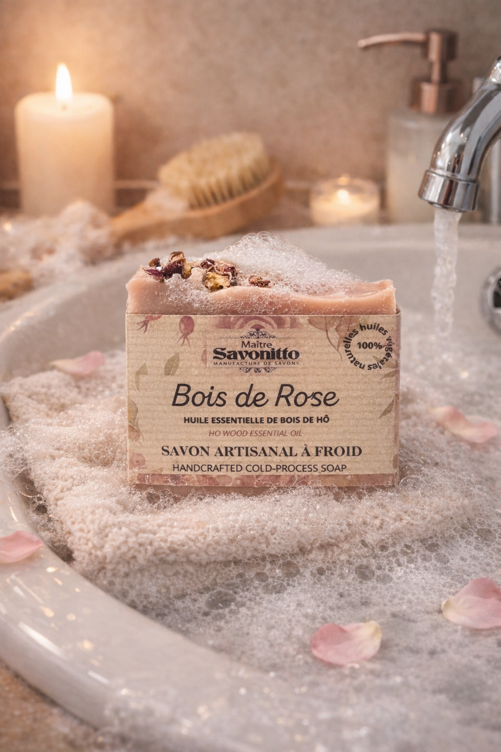Savon Doux « Bois de Rose »