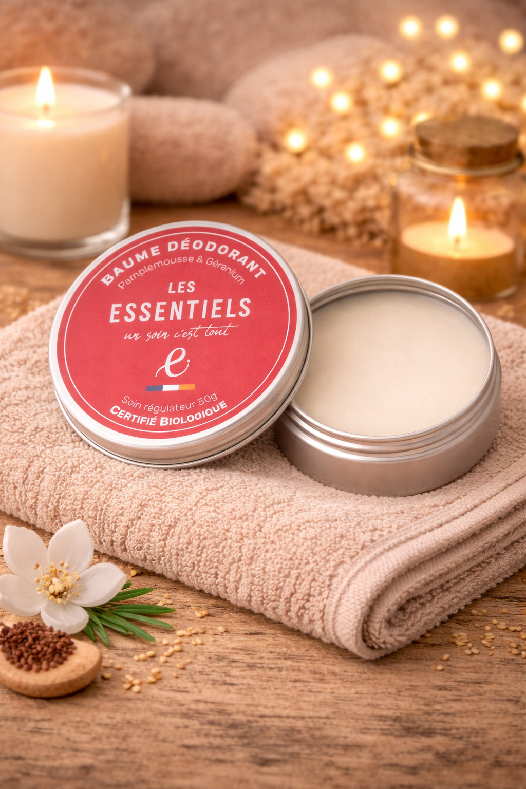 Baume Déodorant « Pamplemousse, Géranium »