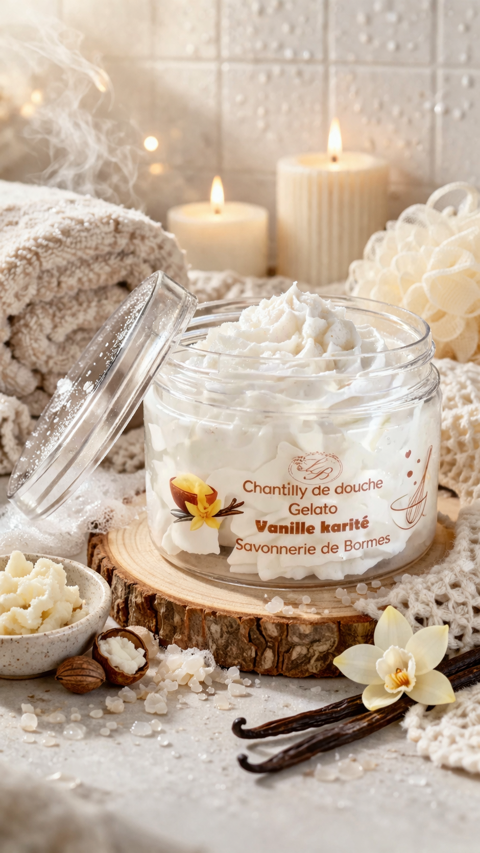 Chantilly de Douche « Vanille Karité »