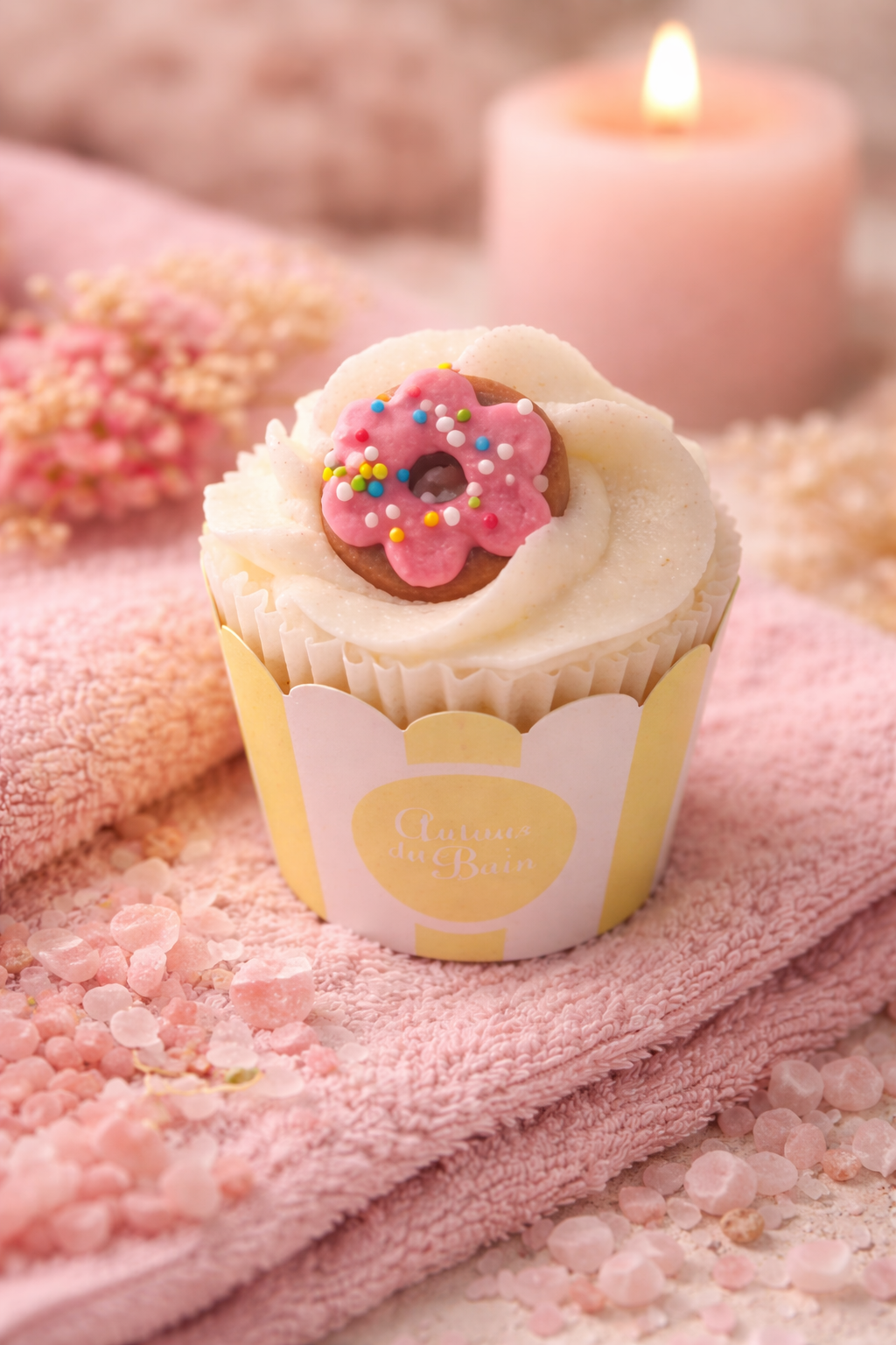 Cupcake de bain « Sous le soleil »