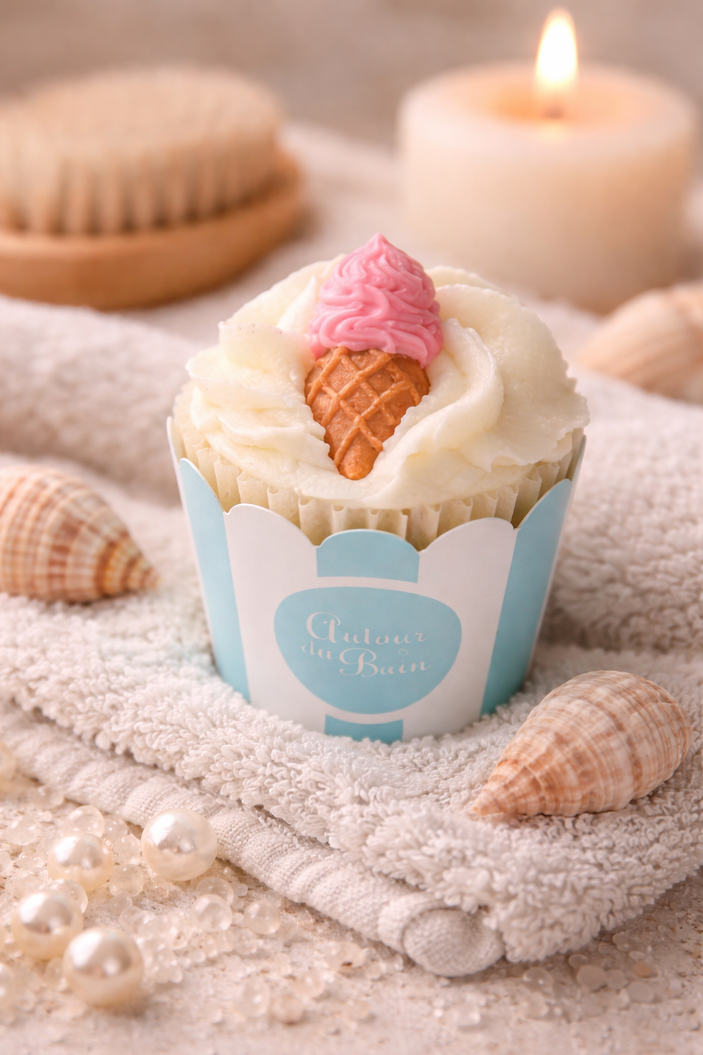 Cupcake de Bain « Sous le soleil »