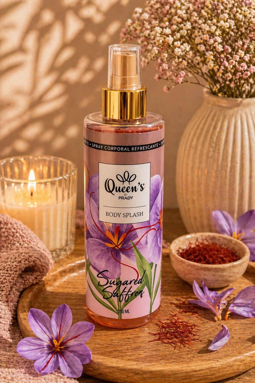 Brume parfumée « Sugared Saffron »-Inspiration Baccarat Rouge.