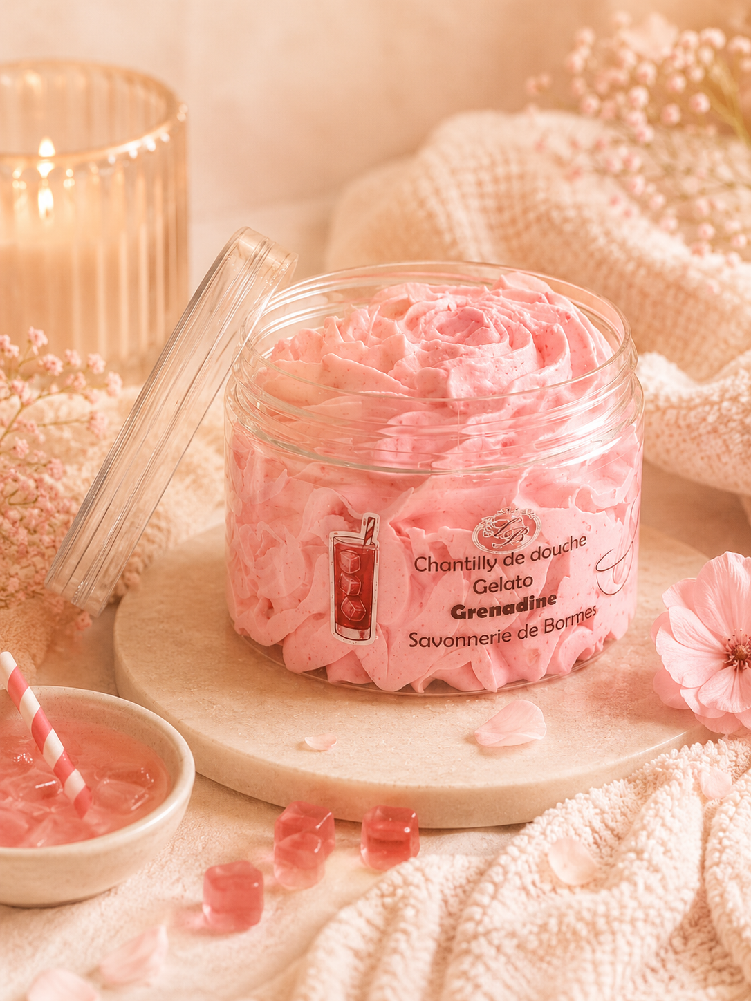 Chantilly De Douche «Grenadine »
